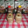 Imported Chianti Wicker Bottle Salt and pepper shakers